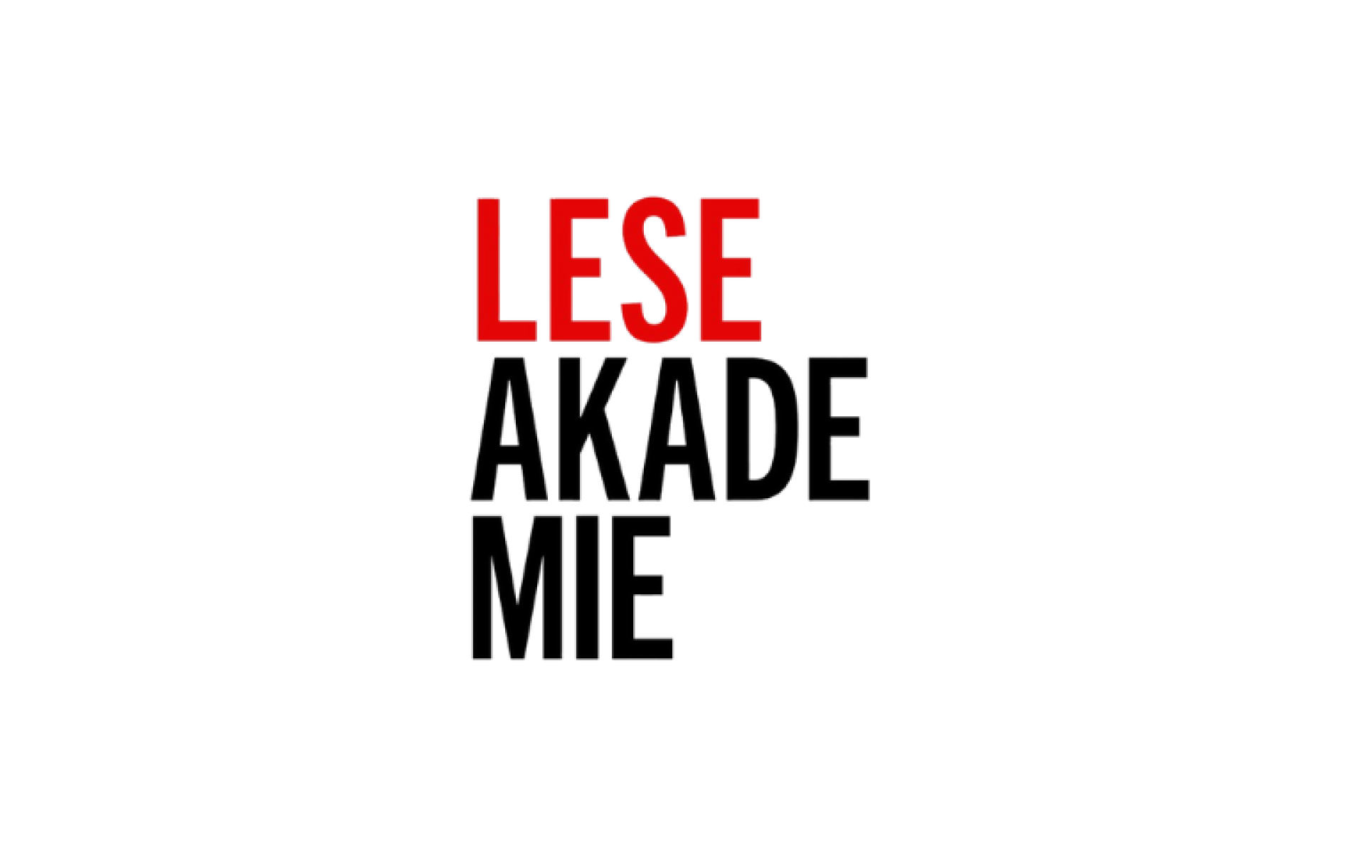 Leseakademie Logo Blanko