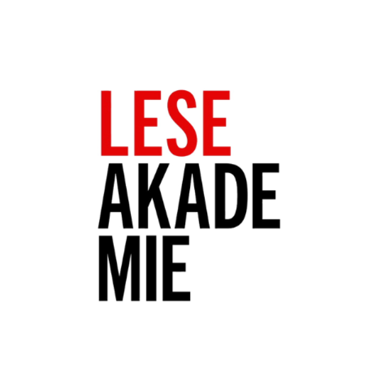 Leseakademie Logo Blanko